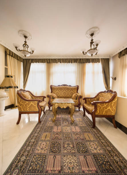 istock luxury lobby intirior with sitting area 1075994558