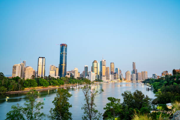 istock Brisbane City skyline view 1076006540