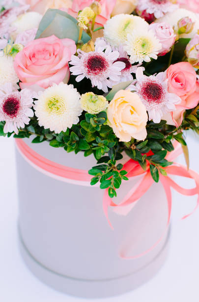 istock The composition of flowers on top. 1076012058