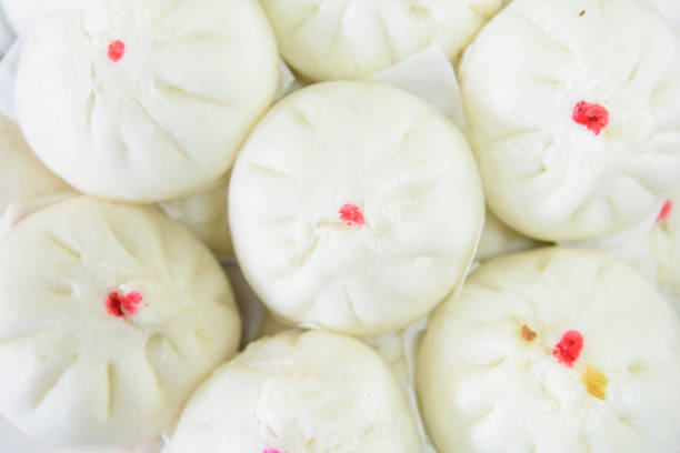 istock Top view of Steam Buns 1076017346