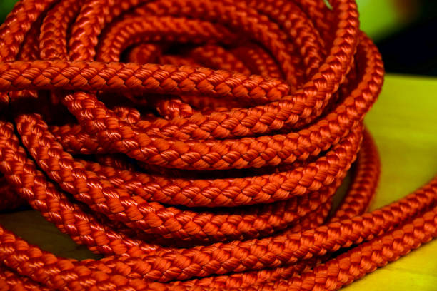 istock shimmering orange nylon rope background 1076022990