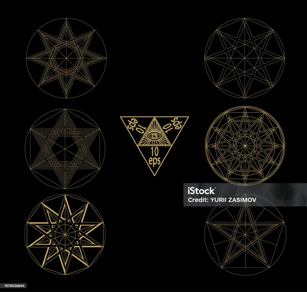 Impossible Math Symbol Impossible Geometry Symbols Vector Set Stock Illustration - Download ...