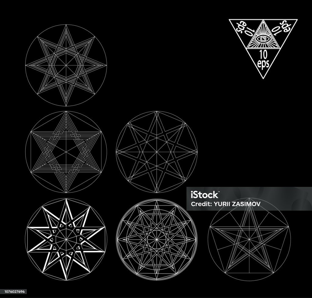 Impossible Math Symbol Impossible Geometry Symbols Vector Set Stock Illustration - Download ...
