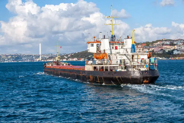 Photo of large cargo boat