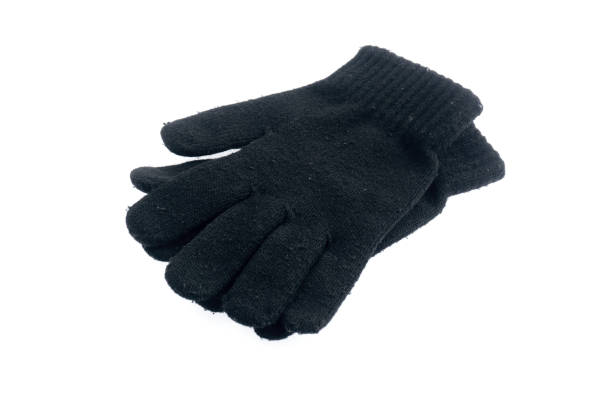 istock Pink gloves isolated on white background gray 1076036030
