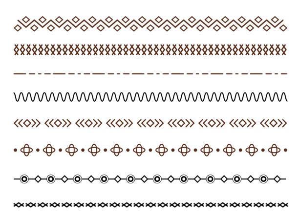 ilustrações, clipart, desenhos animados e ícones de для интернета - underline scroll shape decoration single line