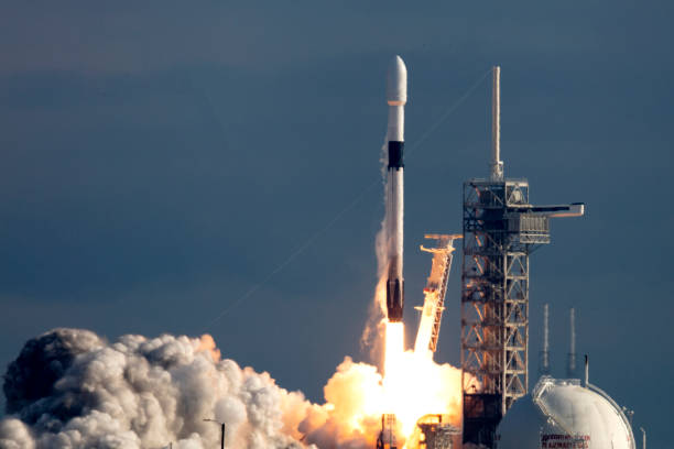 Rocket Launch stock photo