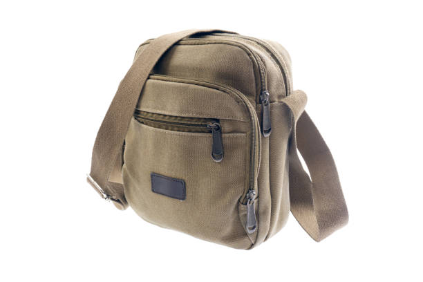 istock man with  canvas fanny pack 1076057316
