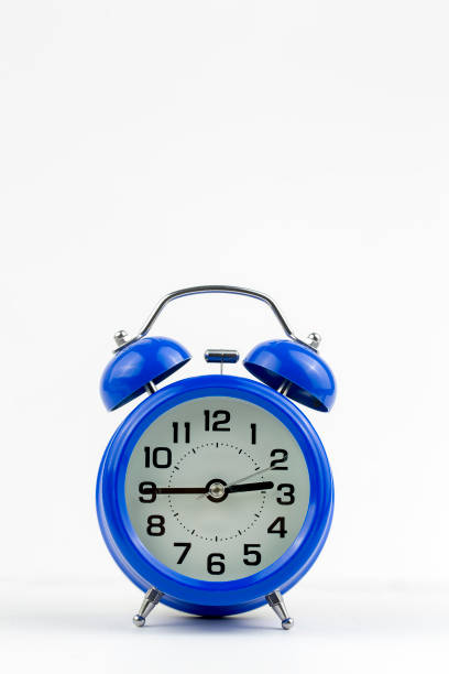 istock Alarm clocks isolated on the white background. 1076057754