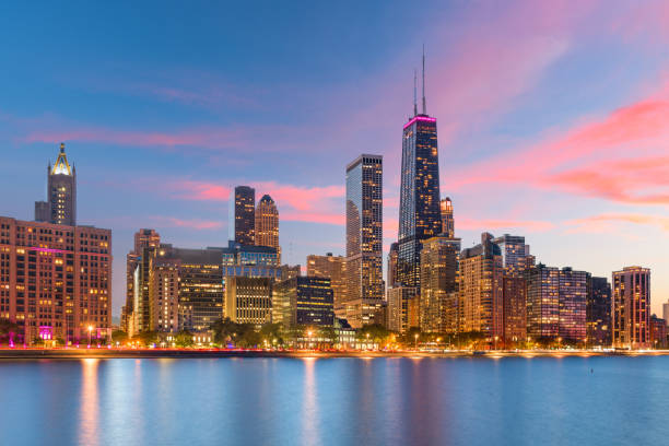 istock Chicago, Illinois, USA Lake Skyline 1076064670