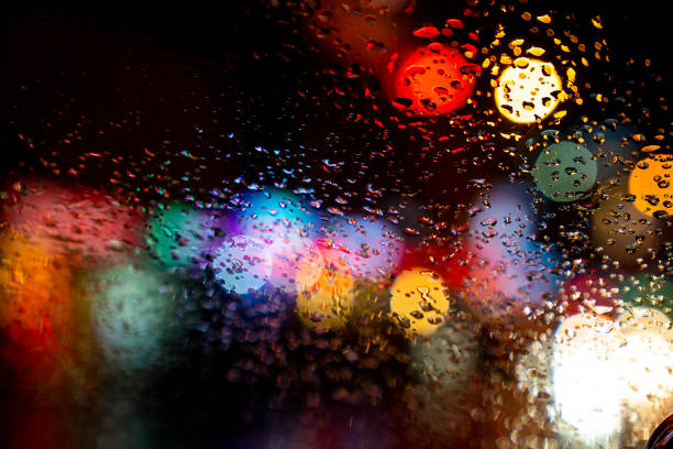 istock Colorful bokeh from city 1076083592