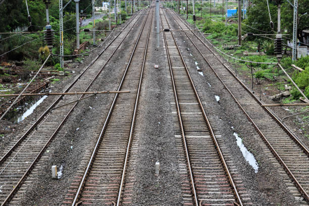 istock Railway Track | Malavli | Pune | Mumbai 1076086792