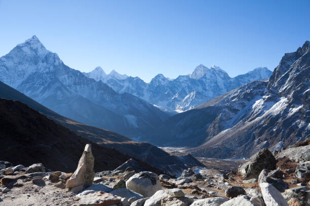 istock Ama Dablam mount view from the pass, Nepal Himalaya 1076089130