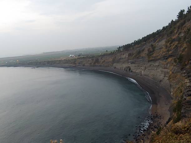 istock Sea coast beach in Jeju   vdcm006 1076092906