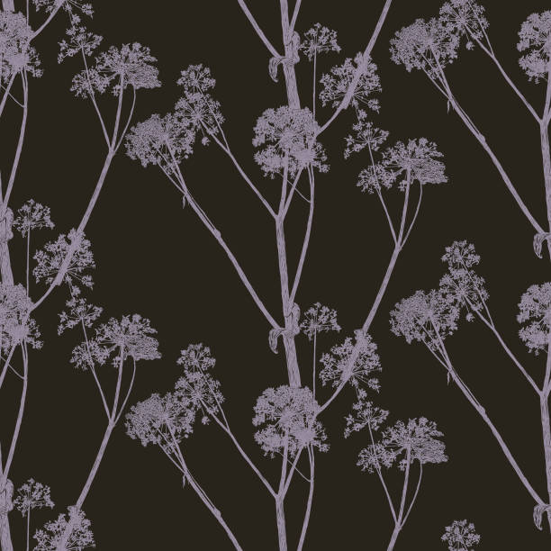 Angelica Cow Parsley Seamless Repeat Vector seamless repeat. All colors are layered and grouped separately.
Icons are available in more detail and in stroke form from my iStock folio. Easily editable. cow parsley stock illustrations