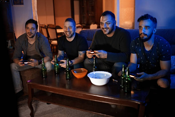 istock Friends playing video games 1076115478