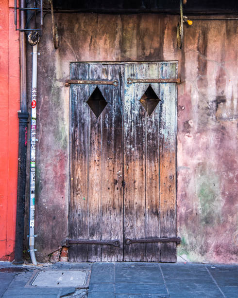 istock Pastel Doorway with Diamond Windows 1076128428