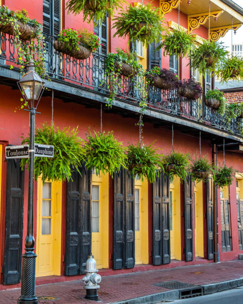 istock Front of a building in New Orleans 1076128440