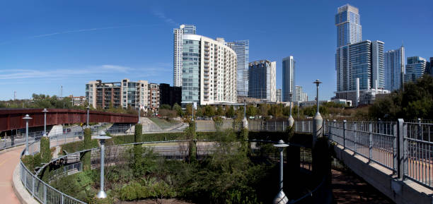 istock The James D. Pfluger Pedestrian Bridge 1076131486