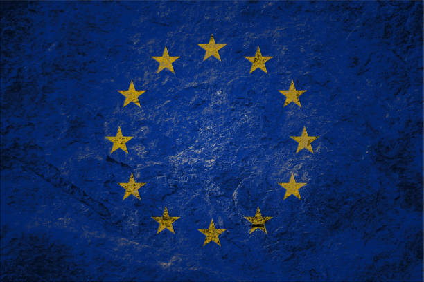 istock European Union grunge flag on stone background 1076135552