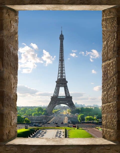 istock View from window of Paris 1076145658