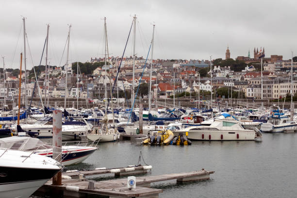 istock Marina at Saint Peter Port in Guernsey 1076148522