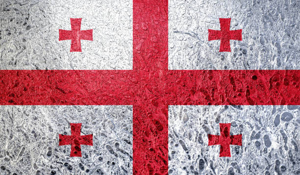 istock flag of Georgia 1076150160