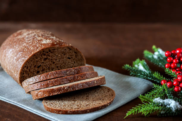 istock Freshly baked homemade bread is on the table 1076153038