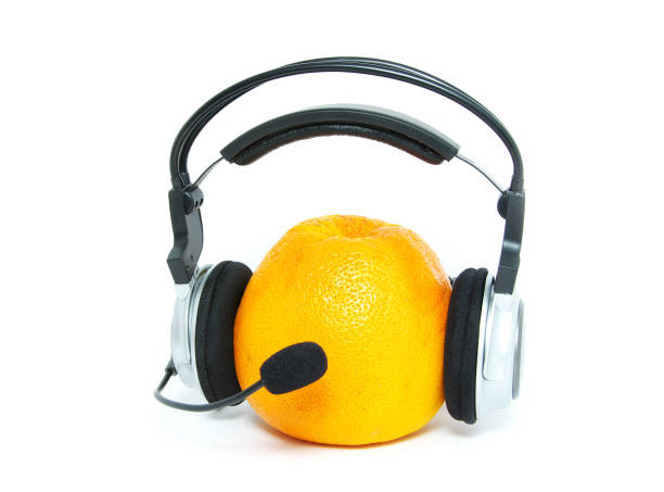 istock orange and headphones 1076157666