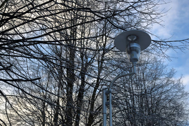 istock Iron street lamp 1076172864