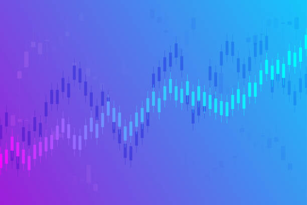 istock Candle stick graph chart in financial market , Forex trading graphic concept.Stock exchange market, investment, finance and trading. Trading platform. Vector illustration. 1076173490