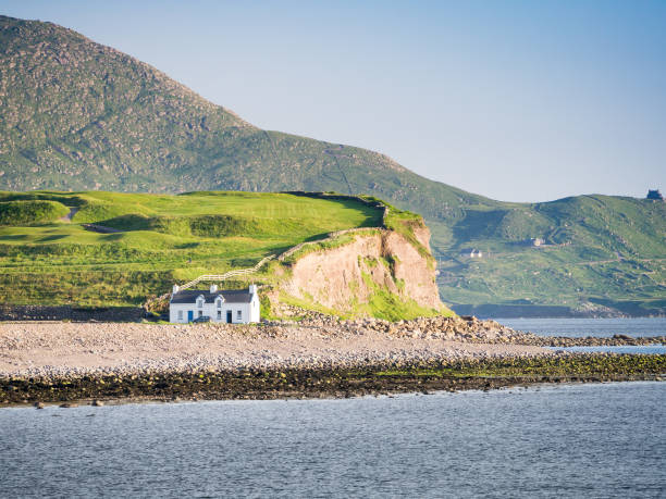 An image of a house at the coast in Ireland