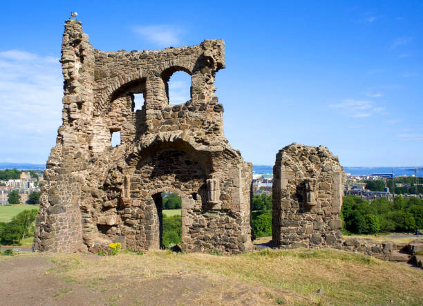 istock Ruins of St. Anthony's chapel at Arthur's Seat 1076191064