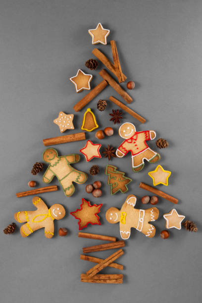 istock Christmas Cookies in Christmas Tree Shape 1076211290