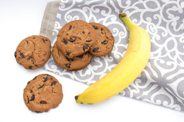 istock Chocolate Cookies with Banana 1076215022