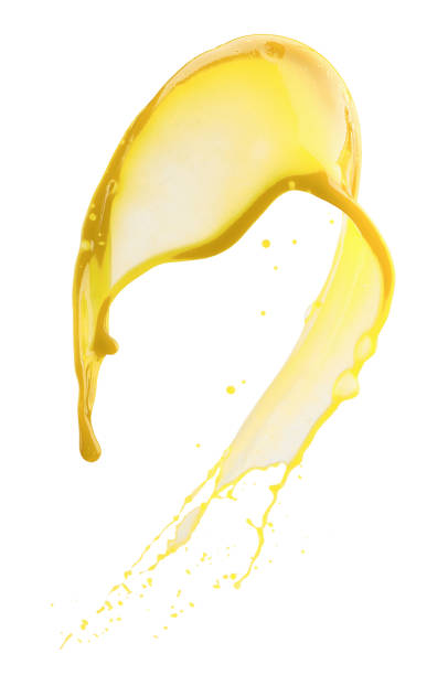 istock yellow paint splash isolated on a white background 1076215042