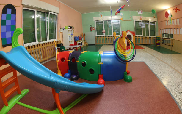 istock inside a kindergarten with many toys 1076219858