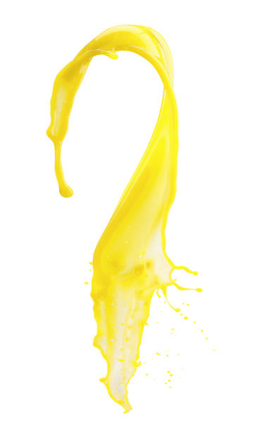 istock yellow paint splash isolated on a white background 1076220308