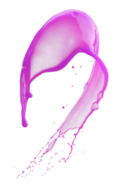 istock pink paint splash isolated on a white background 1076224390