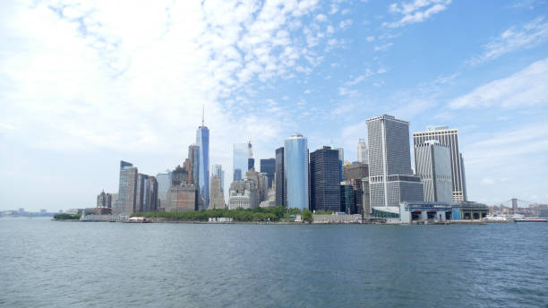 istock Manhattan, New York panorama from the see 1076239426