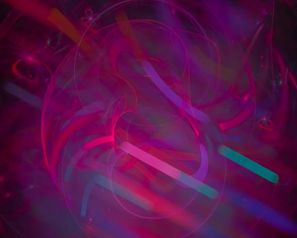 istock abstract digital fractal, beautiful design, disco, party 1076242434