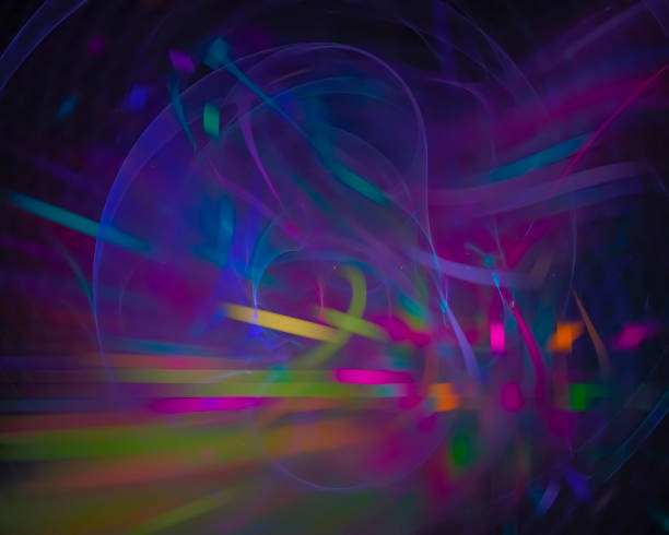 istock abstract digital fractal, beautiful design, disco, party 1076242608
