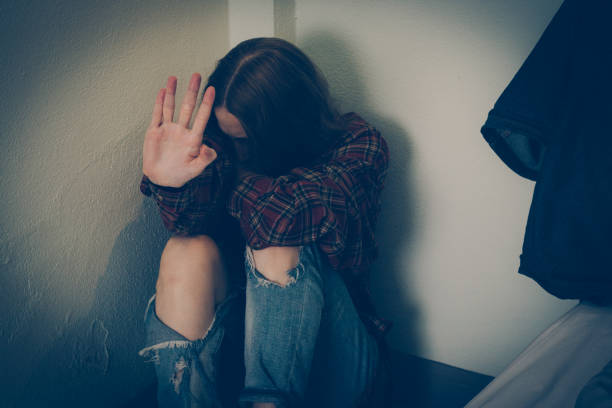 istock Woman in mental pain. Mental issues. 1076242666
