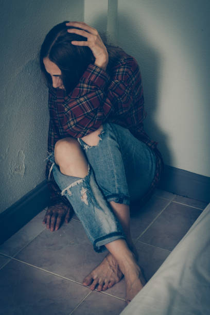 istock Woman in mental pain. Mental issues. 1076242914