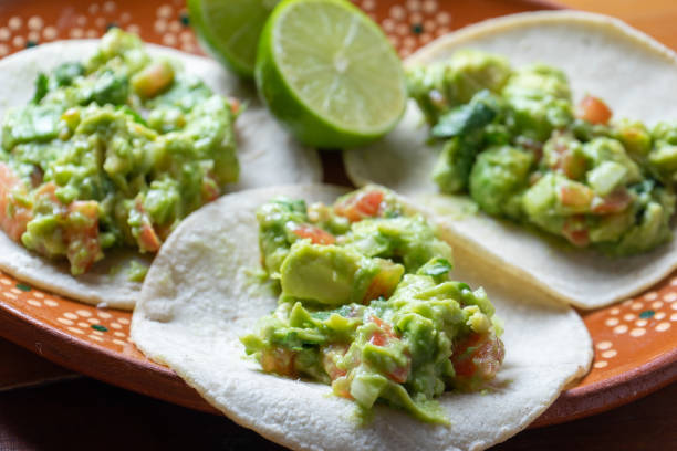 istock Vegan guacamole tacos 1076251062