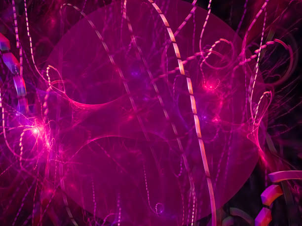 istock abstract digital fractal, beautiful design, disco, party 1076253642