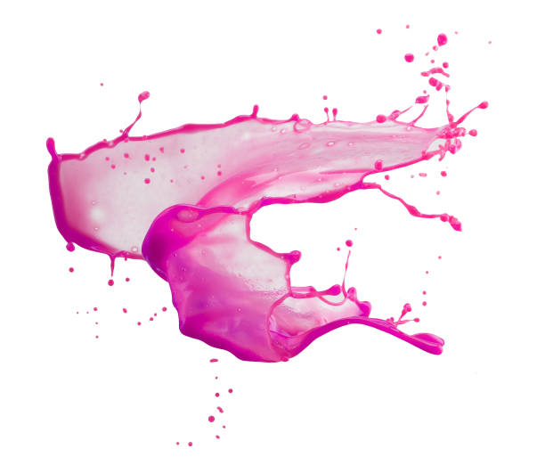 istock pink paint splash isolated on a white background 1076254142