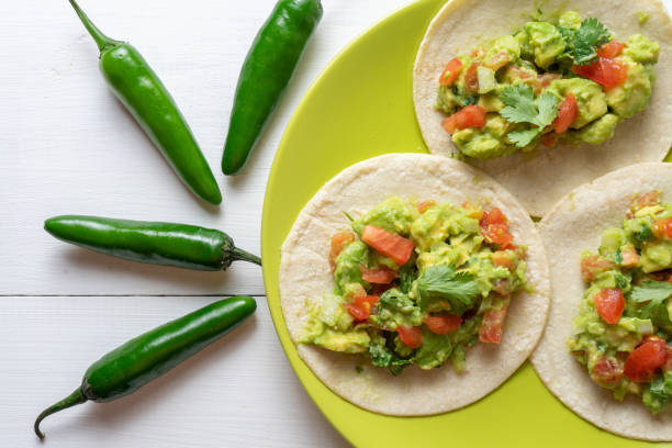 istock Vegan guacamole tacos 1076258242
