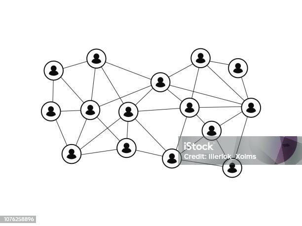 Referral Marketing Network Marketing Business Partnership Referral Program Strategy Flat Cartoon Design Vector Illustration On Background Stock Illustration - Download Image Now