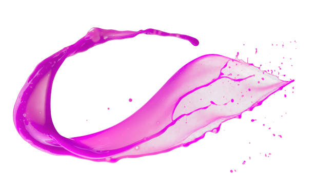 istock pink paint splash isolated on a white background 1076262938